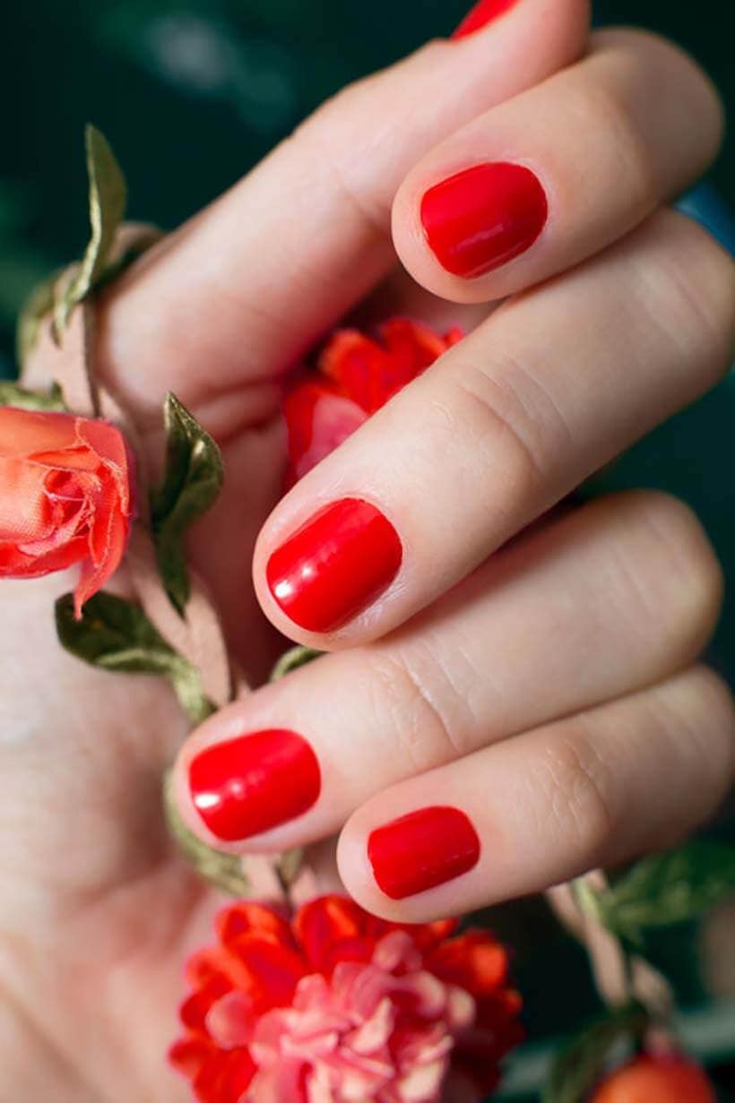 Red nails on Fridays!❤️ #nails #nailsdesign #acrylicnails #nailsoftheday  #nailsinspiration #nailpolish #gelmanicure #gelnails… | Instagram