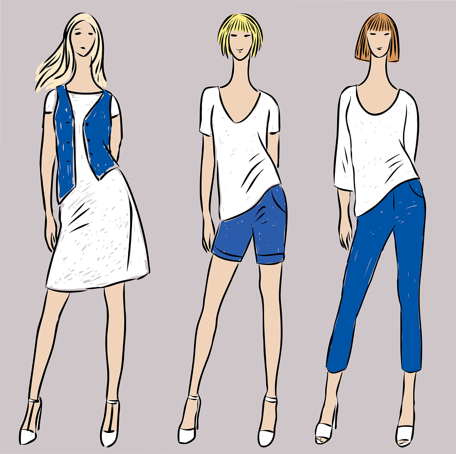 illustration showing the effects of how to drop a dress size in 20 minutes