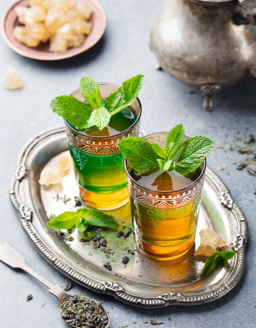 moroccan mint tea, moroccan mint tea benefits, how to make moroccan mint tea